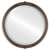 Beveled Mirror - Contessa Round Frame - Rubbed Bronze