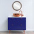 Lifestyle 1 - Contessa Framed Round Mirror - Rubbed Bronze