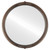 Flat Mirror - Contessa Framed Circle Mirror - Rubbed Bronze