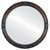 Flat Mirror - Jefferson Framed Circle Mirror - Rubbed Bronze