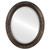 Beveled Mirror - Versailles Oval Frame - Rubbed Bronze