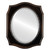 Beveled Mirror - San Francisco Oval Frame - Rubbed Bronze