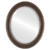 Beveled Mirror - Monticello Oval Frame - Rubbed Bronze