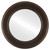 Flat Mirror - Montreal Framed Circle Mirror - Rubbed Bronze