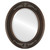 Beveled Mirror - Ramino Oval Frame - Rubbed Bronze