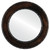 Flat Mirror - Paris Framed Circle Mirror - Rubbed Bronze