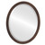 Beveled Mirror - Manhattan Oval Frame - Rubbed Bronze