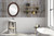 Lifestyle - Soho Framed Oval Mirror - Rubbed Bronze