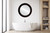 Lifestyle - Soho Framed Round Mirror - Rubbed Bronze