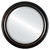 Beveled Mirror - Messina Round Frame - Rubbed Bronze
