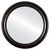Flat Mirror - Messina Framed Circle Mirror - Rubbed Bronze