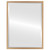 London Framed Rectangle Mirror - Gold Paint