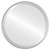 London Framed Round Mirror - Silver Spray