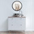Lifestyle 2 - London Framed Round Mirror - Rubbed Black