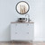 Lifestyle 2 - London Framed Round Mirror - Matte Black