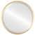 London Framed Round Mirror - Gold Leaf