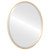 Singapore Framed Oval Mirror - Gold Leaf