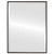 Singapore Framed Rectangle Mirror - Rubbed Black