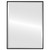 Singapore Framed Rectangle Mirror - Matte Black