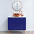 Lifestyle 1 - Singapore Framed Round Mirror - Gold Spray