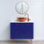 Lifestyle 1 - Singapore Framed Round Mirror - Silver Spray