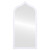 Tokyo Full Length Framed Mirror - Teardrop Cathedral - Linen White