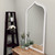 Tokyo Full Length Framed Mirror - Teardrop Cathedral - Linen White - Lifestyle