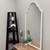 Siena Full Length Framed Mirror - Peaks Cathedral - Linen White - Lifestyle