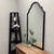 Siena Full Length Framed Mirror - Peaks Cathedral - Matte Black - Lifestyle