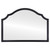 Tokyo Mantel Framed Mirror - Peaks Cathedral - Matte Black