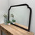 Kensington Mantel Framed Mirror - Clover Cathedral - Rubbed Bronze - Lifestyle