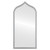Milano Full Length Framed Mirror - Teardrop Cathedral - Silver Spray