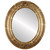Flat Mirror - Winchester Oval Frame - Champagne Gold