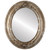 Flat Mirror - Winchester Oval Frame - Champagne Silver