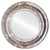 Beveled Mirror - Winchester Round Frame - Champagne Silver