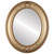 Flat Mirror - Winchester Oval Frame - Desert Gold