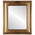 Flat Mirror - Winchester Rectangle Frame - Desert Gold