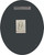 Oval Frameless Beveled Mirror