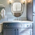Oval Frameless Beveled Mirror