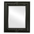 Beveled Mirror - Winchester Rectangle Frame - Gloss Black