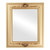 Flat Mirror - Winchester Rectangle Frame - Gold Spray