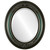 Beveled Mirror - Winchester Oval Frame - Hunter Green