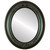 Flat Mirror - Winchester Oval Frame - Hunter Green