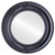 Flat Mirror - Winchester Circle Frame - Matte Black