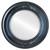 Beveled Mirror - Winchester Round Frame - Royal Blue