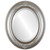 Beveled Mirror - Winchester Oval Frame - Silver Shade