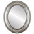 Flat Mirror - Winchester Oval Frame - Silver Shade