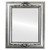 Flat Mirror - Winchester Rectangle Frame - Silver Leaf with Black Antique