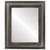 Flat Mirror - Somerset Rectangle Frame - Black Silver