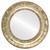 Flat Mirror - Somerset Circle Frame - Champagne Silver
